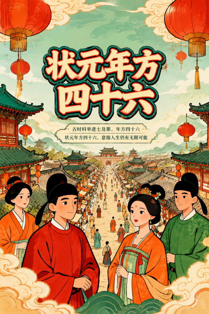 《状元年方四十六》