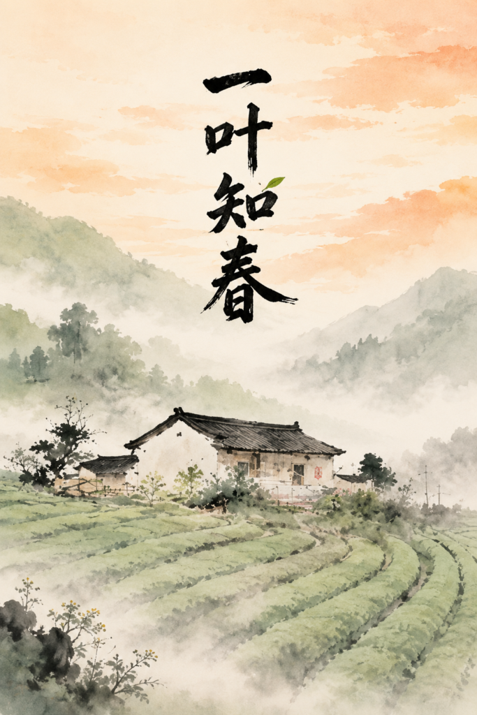 《一叶知春》